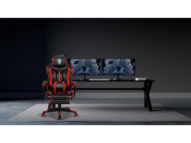 Vonesse Gaming Chair for Adults, Reclining Gaming Chairs with Footrest and Massage, Computer Gaming Chair for Heavy People,Ergonomic Gamer Chair...