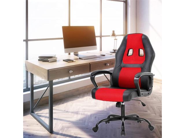 Gaming Chair Office Chair Ergonomic Video Game Chairs Adjustable Reclining Computer Chair with Lumbar Support Armrest Headrest Task Rolling Swivel...