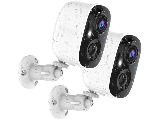 Security Cameras Wireless Outdoor,2K Indoor WiFi Wireless Cameras,Outside Battery Powered Camera for Home Security,AI Motion Detection,Color Night...