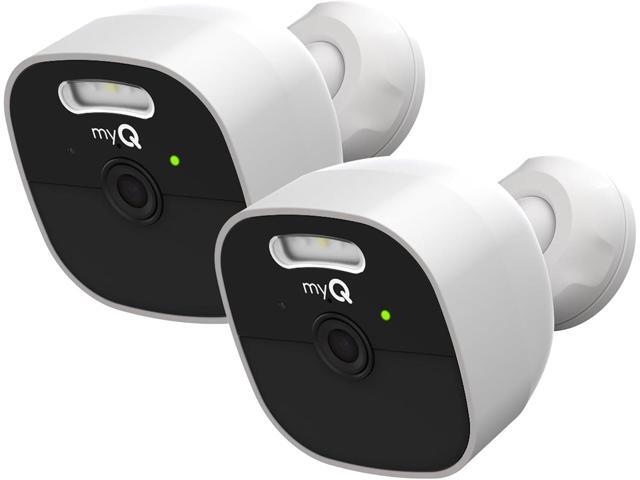 CHAMBERLAIN myQ Outdoor Battery Camera 2K Camera, Color Night Vision, Spotlight, Motion Alerts, Live View with Two-Way Talk, Wireless,...