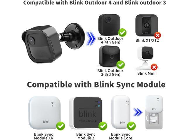 Camera Mount for Blink Outdoor 4 (4th Gen) and Blink Outdoor (3rd Gen), 5 Pack Weatherproof Protective Housing and 360 Degree Adjustable Mount with...