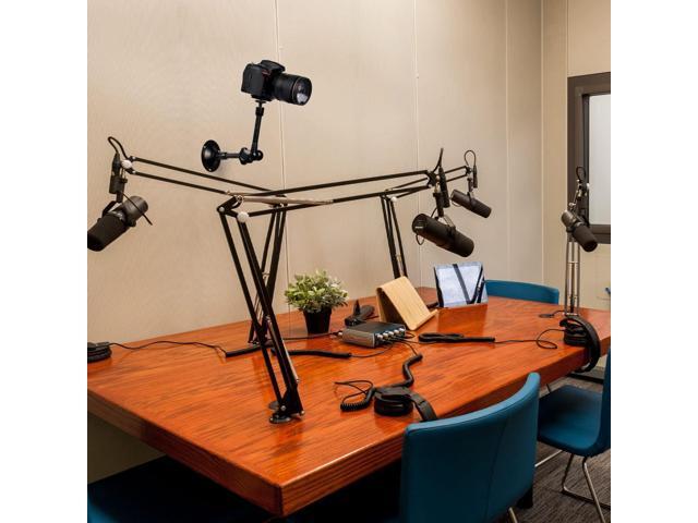 UYODM 2 Pack Articulating Magic Arm Wall Mount Holder Stand Compatible with CCTV POV Camcorders Cameras, LED Light, Video Lamp,DSLR,Flash,Digital...