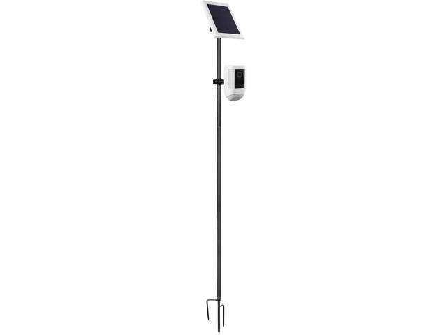 31.49 or 47.24 inch Ground Stake Mount Stand with Solar Panel Mount for Ring, Blink, Arlo, Eufy, Wyze, Google Nest, Simplisafe Cameras and Solar...
