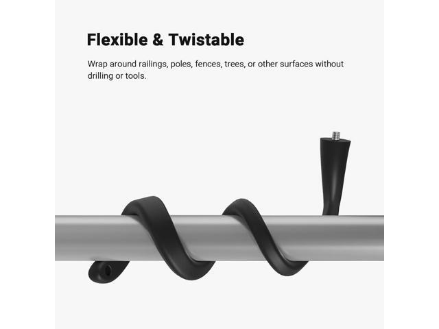 Holicfun Flexible Twist Mount for Indoor and Outdoor Security Cameras, Unversally Compatible with Ring, Blink, Eufy, Google Nest, Wyze, Arlo,...
