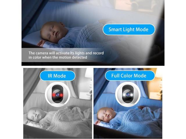 3MP Indoor Security Camera, 5G WiFi 360° Pan/Tilt Home Cameras for Baby Monitor/Pet/Elder/Kids/Bedroom, Auto-Focus and Zoom,Motion Tracking,2-Way...