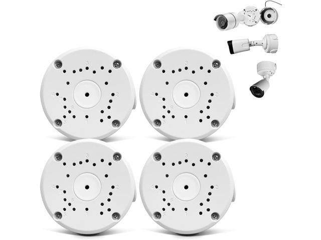 Metal Aluminum & Waterproof Junction Box Mount Bracket, Universal for Bullet Security Camera, Aluminum Waterproof Hide Cable Junction Box...