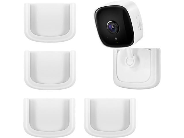 4 Pack No Drill Tapo Camera Mount, Strong Adhesive Durable Wall Mount Stand Fits for Tapo Security Camera C100,C110, Easy Installation Window Mount...
