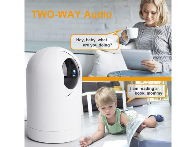 Indoor Security Camera Wireless, 2K Smart Home IP Camera 2.4G/5G Dual-Band WiFi Connection, Two-Way Audio, AI Human Motion Detection, Night Vision,...
