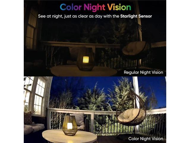 Cam v3 2 Pack, 1080p Plug-in Smart Security Camera, Color Night Vision, Motion Detection, 2-Way Audio, Compatible with Alexa, Google Assistant,...