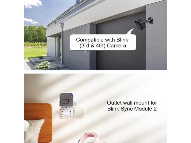 All-New Blink Outdoor Camera Mount, Compatible With Outdoor (4th & 3rd Gen), 360 Degree Adjustable Wall Mount With Sync Module Mount, Cameras Not...