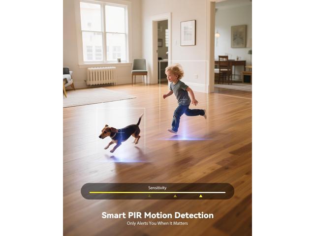 Ctronics 2K 3MP Indoor Security Camera,100% Wireless Battery Camera, 20m Infrared Night Vision, App & PC, FTP/Local Storage/Cloud, PIR Motion...