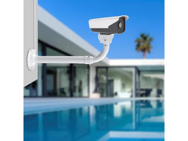 WiTi Solid J-Pole Bracket Extendable Mounting Holder for Security Surveillance Cameras,40CM-60CM Adjustable Wall and Ceiling Mount Bracket for CCTV...