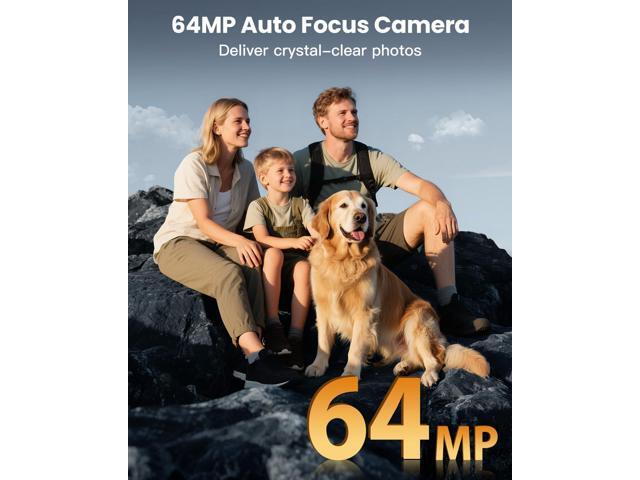 4K Digital Camera for Photography, WiFi 64MP 180° Flip Screen 3' Autofocus Vlogging Camera for YouTube, 16X Zoom Compact Point and Shoot Cameras...