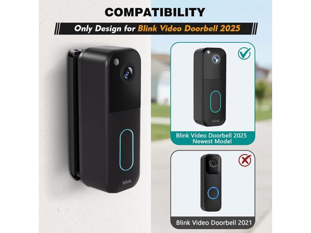 All-New Blink Doorbell Angle Mount, Adjustable 3055 Degrees Corner Mount for Blink Doorbell Camera 2nd Gen(Newest Model), Angled Mounting Bracket...