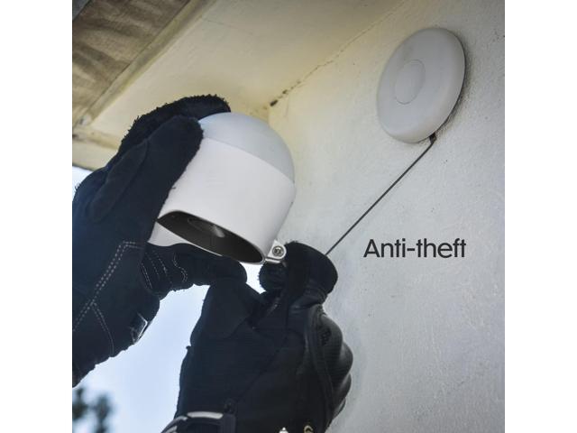 Wasserstein Anti-Theft Mount for Google Nest Cam Outdoor or Indoor, Battery - Made for Google Nest (2-Pack) (Camera Not Included)