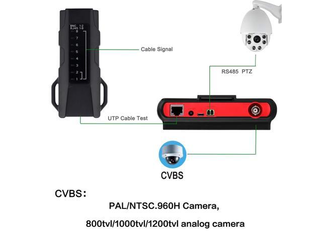 Wrist CCTV Tester, Portable Camera CVBS Analog Tester4.3 TFT Color LCD CCTV Video Audio Security Surveillance Camera(6300)