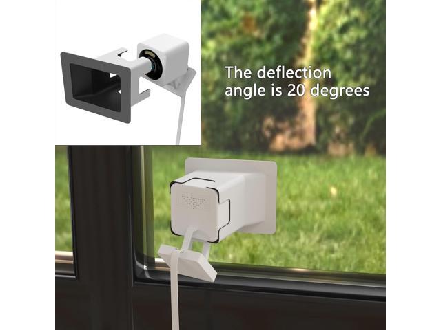 Angled Window Mount for Wyze Cam V4 and V3 Tilt Angle Glass Mount Through Windows Glass Surfaces Use Cam v4 Turn Wyze Camera into a Window Camera...