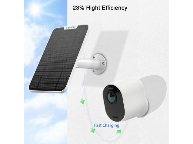 4W Solar Panel Charging Compatible with Arlo Pro 3/Pro 4/Pro 5S/Ultra/Ultra 2 only, with 13.1ft Waterproof Charging Cable, IP65...