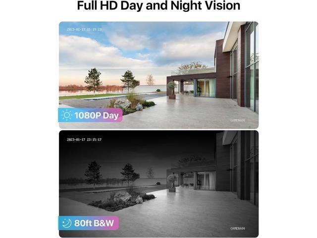 ZOSI 8CH 3K Lite Home Security Camera System with 1TB HDD,AI Human Vehicle Detection,Night Vision,4pcs 1080P Indoor Outdoor Surveillance...