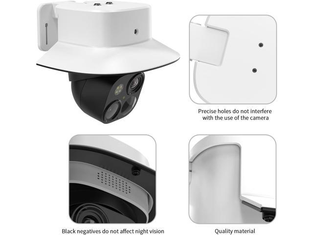 Rain Cover for eufy SoloCam S340, Weatherproof Sun Shade for Improved Image Quality