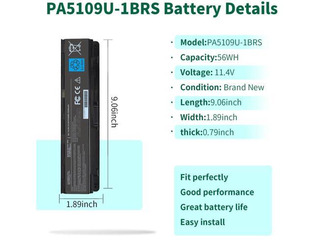 PA5109U-1BRS PABAS272 Battery for Toshiba Satellite S75-B C75 C75D-B C75D-C C55 C75D-B7100 C75D-B7304 C75D-A7223 L75-B7150 L75D-A7284 S75-A7334...