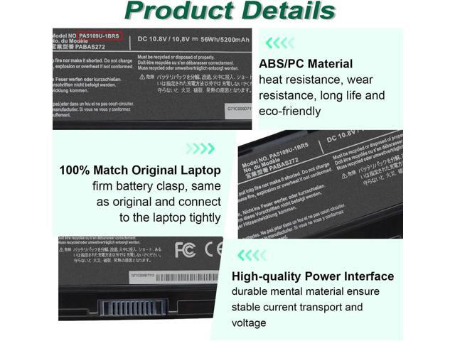 PA5109U-1BRS PABAS272 Battery for Toshiba Satellite S75-B C75 C75D-B C75D-C C55 C75D-B7100 C75D-B7304 C75D-A7223 L75-B7150 L75D-A7284 S75-A7334...