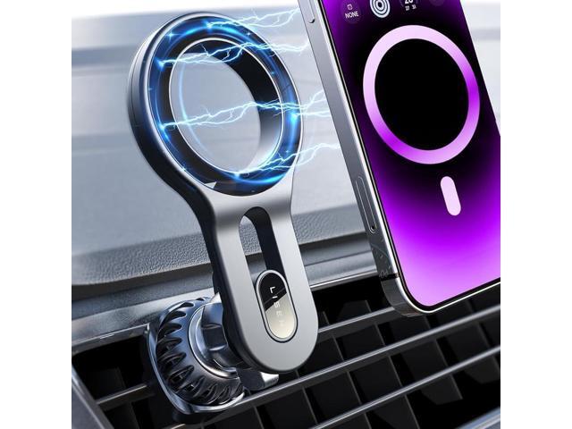 LISEN for MagSafe Car Mount, 2026 Magnetic Phone Holders for Car Air Vent Phone Mount [Ultra-Magnetic] Hands Free Cell Phone Holder Strong Clip Car...