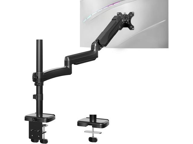MOUNT PRO Single Long Monitor Arm, 13 to 32 inch Computer Monitor Desk Mount, Extra Long Adjustable Screen Stand, Tall Display Mount with Tilt,...