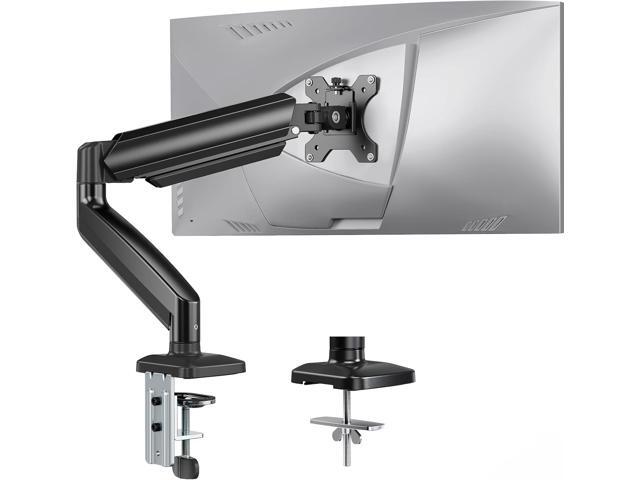 ErGear Single Monitor Arm, Adjustable Monitor Mount for 1349 inch Screens, Computer Monitor Stand with VESA Mount, C-Clamp & Grommet Base, Max Load...