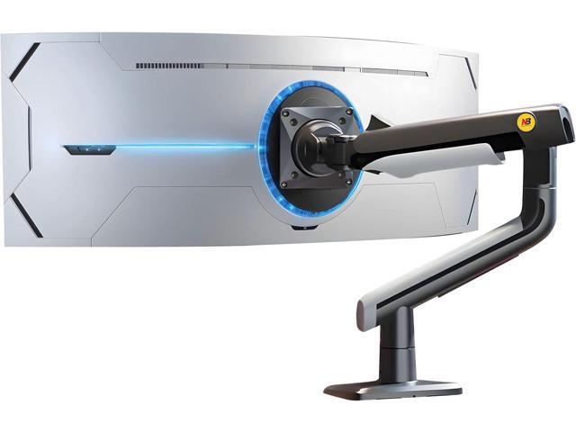 Gaming Monitor Arm for Flat/Ultrawide/Curved Monitors 27'' to 50 inch, Heavy Duty Monitor Mount Load up to 18 kg, VESA 75/100 mm J5