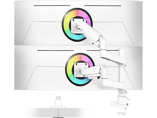 Dual Monitor Arm for 13-49 Inch Ultrawide Screens, Heavy Duty Monitor Mount for 2 Monitors up to 44lbs, Full Motion Vertical Stacked Dual Monitor...