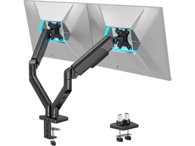 ARES WING Dual Monitor Mount, Heavy Duty Monitor Arms for 2 Monitors for 17-35 Inch, Fully Adjustable Monitor Desk Stand Ultrawide Screen, VESA...