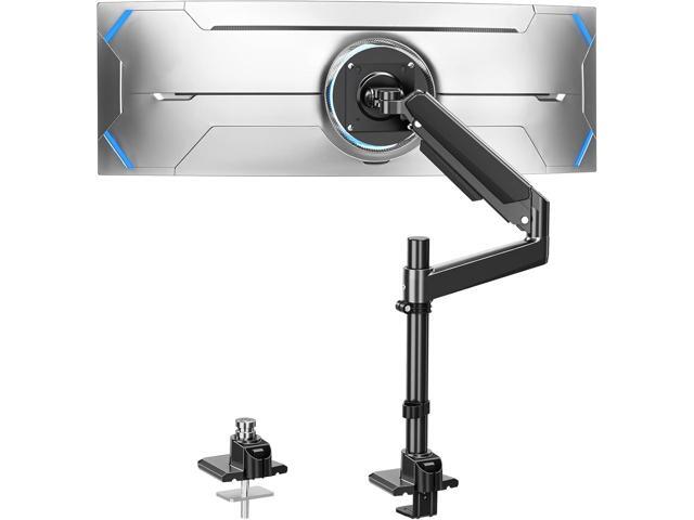 Heavy Duty Single Monitor Mount for Max 49 inch, Hold 4.4 to 44 lbs Ultrawide Screens, Premium Monitor Arm for Samsung Odyssey G9 and More,...