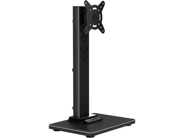 Suptek Single LCD Computer Monitor Free-Standing Desk Stand Mount Riser for 13 inch to 43 inch Screen with Swivel, Height Adjustable, Rotation,...