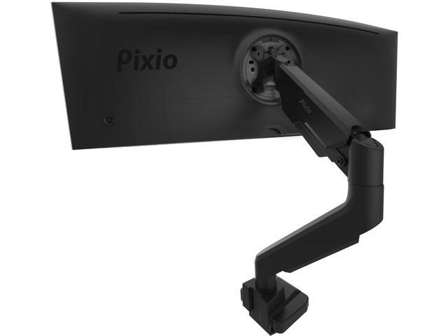 Pixio PS2S Ultrawide Heavy-Duty Premium Single Monitor Arm Stand Desk Mount - Fits up to 49 inches Monitors, Weights up to 39lbs Flat / 31lbs...