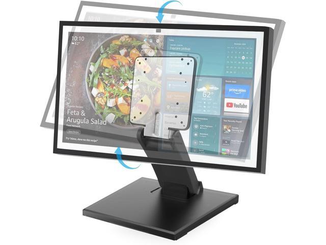 Jakeko Lay Flat Monitor Stand 24 inch - Low Foldable Monitor Stand Universal VESA 100 Adjustable