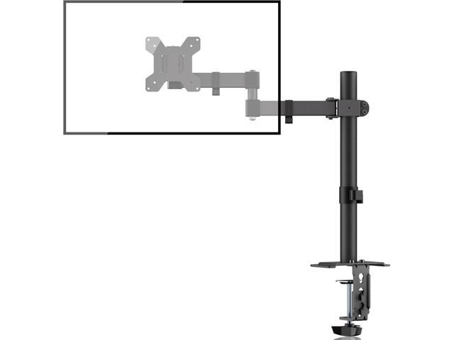 Bracwiser Monitor Mount Single Fully Adjustable Arm Fits One Screen 13-32 inch 22lbs for Monitor Computer Screen 13 15 17 19 20 22 23 24 26 27 30...