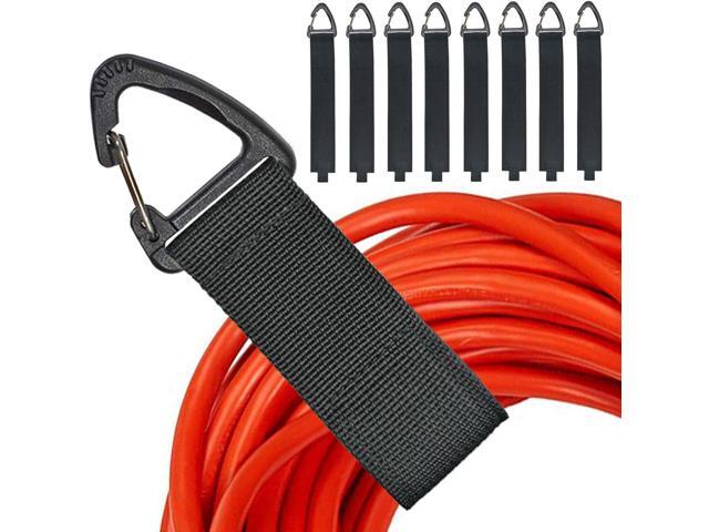 Extension Cord Organizer(8 Pack), Garage Organization and Storage, 16-Inch(Unfolded) Heavy Duty Storage Strap for Extension Cord Within 100ft or...