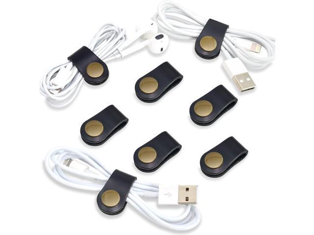 CAILLU Cord Organizer,Cord Keeper,Cable Organizer USB Holder,Cable Straps,Earbud case,wrap Headphone,Headset Winder,Earphone Clips Ties,stocking...