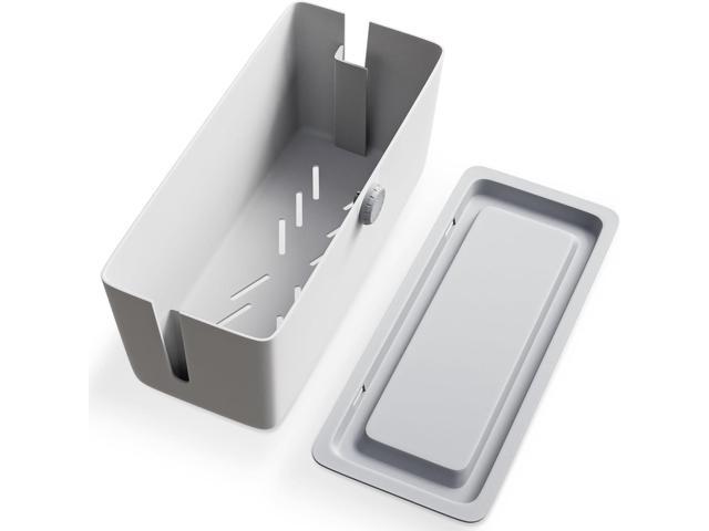 KinderSense Cable Management Box - Cord Organizer with Child Proof Lock - Cord Hider to Conceal Wires,Power Strips from TV,Computer,Desk and...