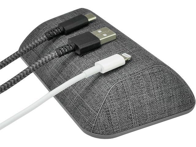 Smartish Magnetic Cord Holder - Bigger Cable Wrangler Organizer with Magnet Clips for Charger Management on Desktop, Nightstand - Holds 6+ Cables...