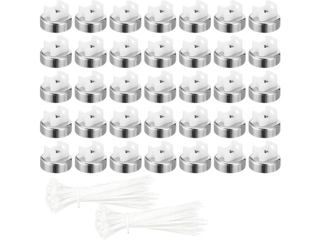 Magnetic Cable Zip Tie Mounts Kit, 50 Pcs Holders with 200 Pcs Cable Ties, Heavy-Duty Magnetic Wire Management for Desk, Office, Home, Automotive,...