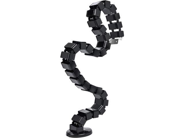 Vwindesk Vertebrae Cable Management Spine Kit Height Adjustable Desk Quad Entry Wire Organizer, Black