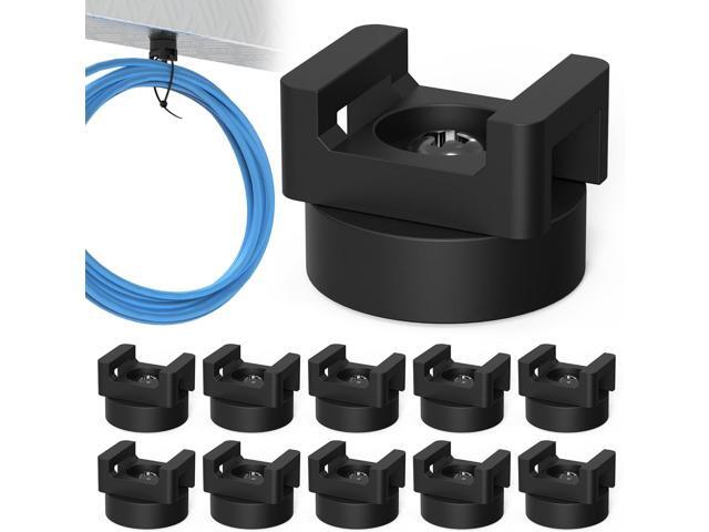 Magnetic Zip Tie Mount Heavy Duty Magnetic Cable Zip Tie Base, Tie Mounts, Magnetism Wire Clamps, Magnet Zip Ties Holders, Zip Tie Organizer Magnet...