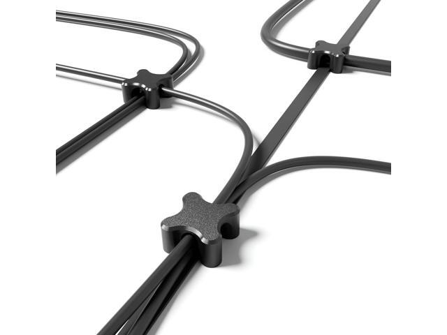 Magnetic Cable Organizer Desktop Multipurpose Cord Keeper & Cable Management Clip for Home & Office