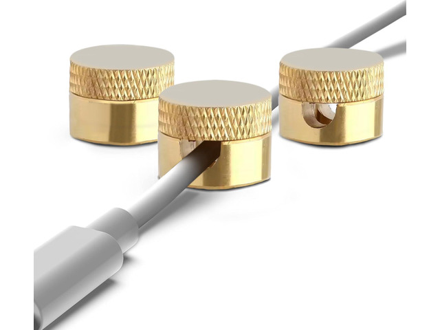 3PCS Cord Holder for Nightstand, Computer Cord Organizer for Desk, Appliance Cord Organizer, Stick-On Cable Clip for Charger, Laptop, USB,...