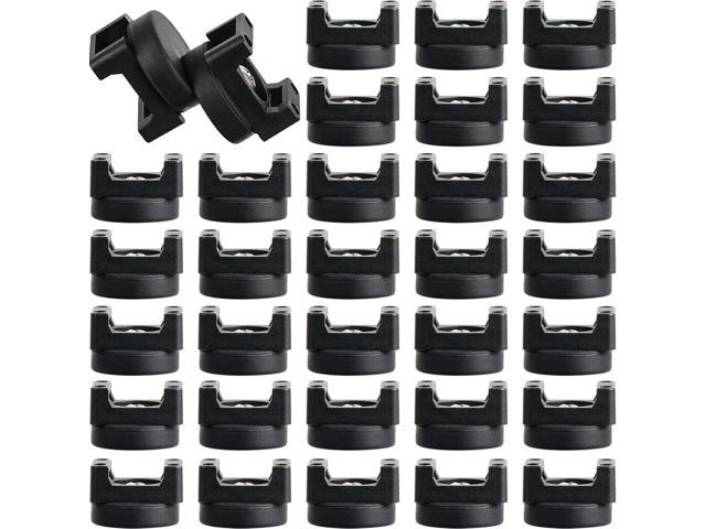 Yookeer Magnetic Zip Tie Mount Base Black Magnetic Cable Clips Wire Holder Multipurpose Cable Ties Management Base Electrical Supplies for Wire