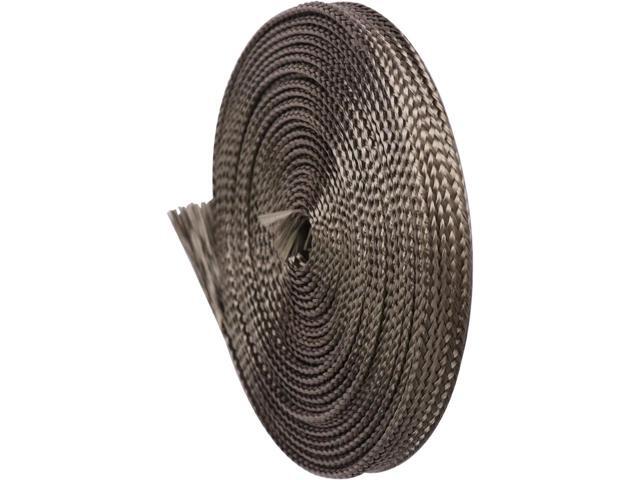 Hose Heat Sleeve - Automotive Fuel Line Spark Plug Wire Heat Shield Protector Cover (5/16'' - 6ft)