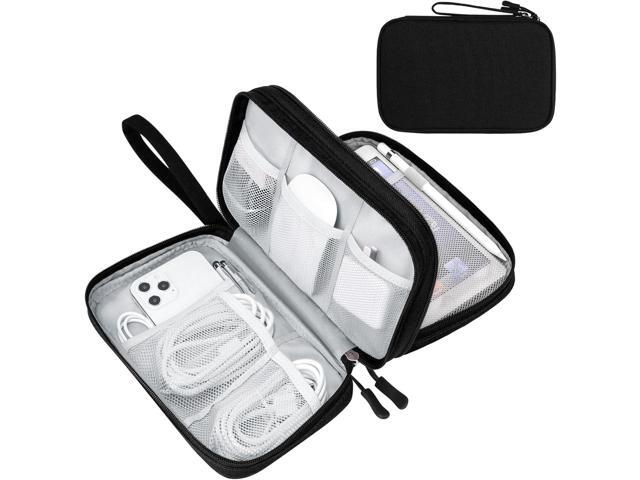 FYY Electronic Organizer, Large Travel Cable Organizer Bag Pouch Electronic Accessories Carry Case Portable Waterproof Double Layers All-in-One...