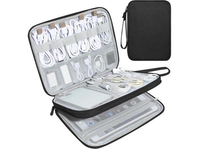 CILLA Electronics Organizer Travel, Travel Cord Organizer Case, Compact Electronics Accessories Bag for Cable, Cord, Charger, Phone